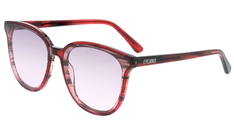 EJ-5027 板材方圓框太陽眼鏡，櫻花紫漸層紋路，打造不言而喻的高級感