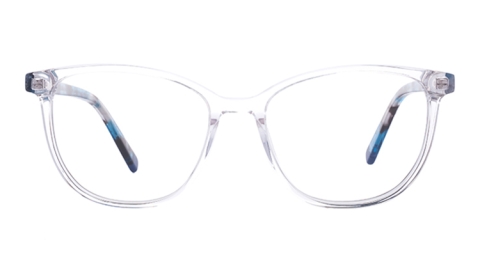EJ-21095 板材貓眼框眼鏡，流線的威靈頓框型融合了時尚的小貓眼設計，在視覺上提拉臉部線條