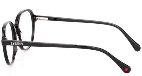 EJ-28038 板材波士頓框眼鏡，復古文藝的經典黑框，是令人愛不釋手的經典款
