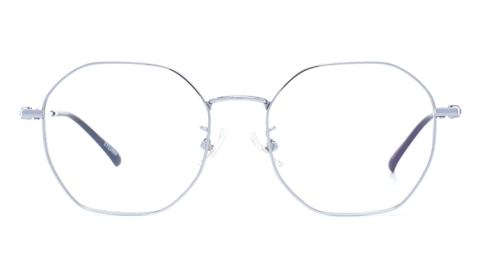 EJ-SS98003 全鈦多邊形框眼鏡，多邊形鏡框有著不挑臉型的顯小臉優勢