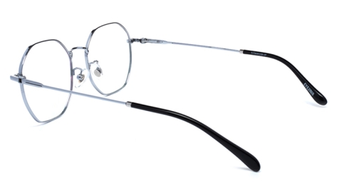 EJ-SS98003 全鈦多邊形框眼鏡，捨棄繁瑣的多餘裝飾，鏡框整體採簡約線條設計