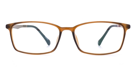 EJ-66037 塑鋼長方形框眼鏡，引領復古潮流的扁長形鏡框，給人一種斯文穩重的氣質